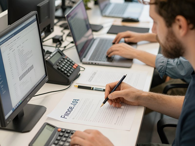 Команда специалистов Кредитныекалькуляторы обсуждает финансовые стратегии в офисе при разработке онлайн-сервисов для кредитования